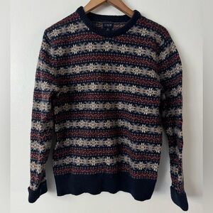 J. Crew M Women’s Wool Holiday Winter Sweater